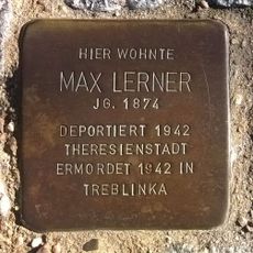 Stolperstein à la mémoire de Max Lerner