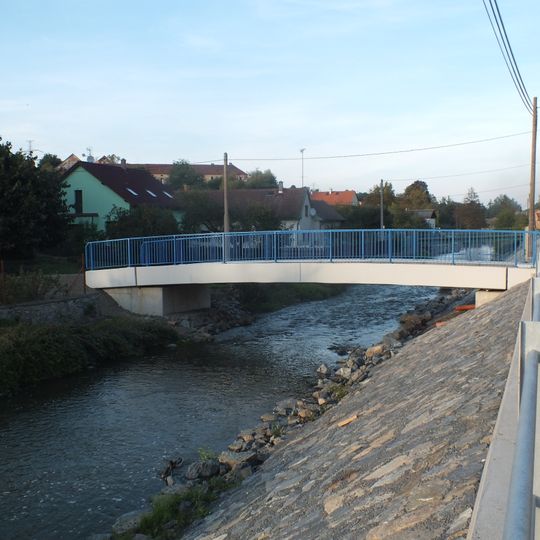 Bridge over the Kocába to the house no. 331 in Starý Knín