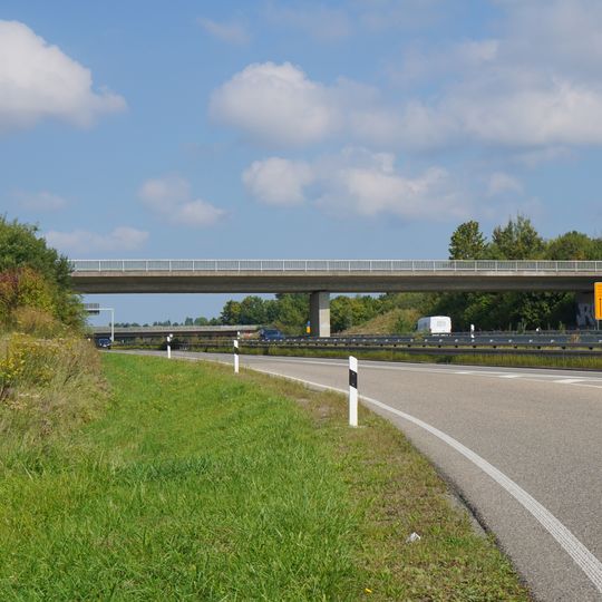 Brücke über B464 bei der Dornierstraße Dagersheim