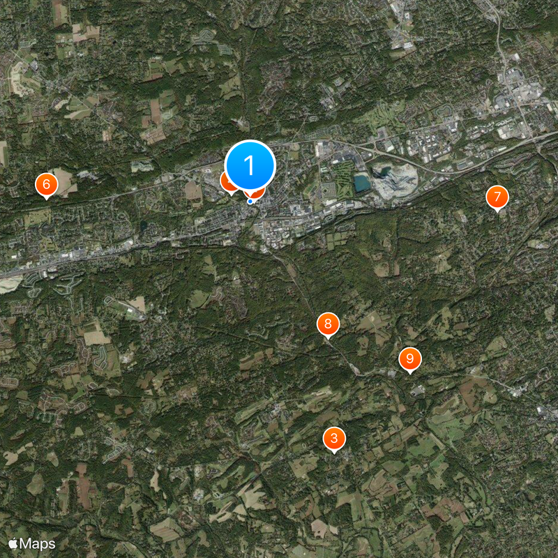 Downingtown Map