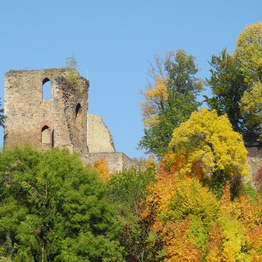 Burgruine Tharandt, inkl. Stützmauern Kirchweg -