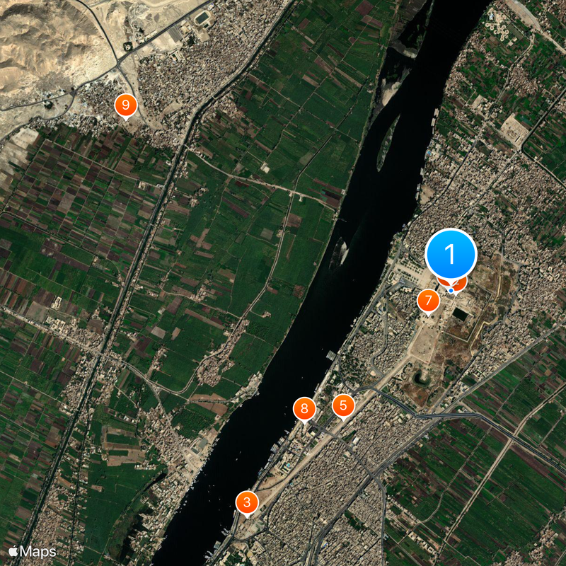 Great Hypostyle Hall Karte