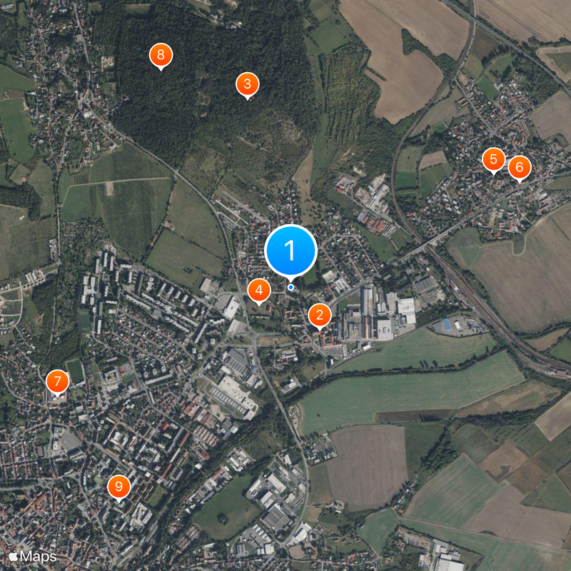 Ossuaire de Sedlec Carte