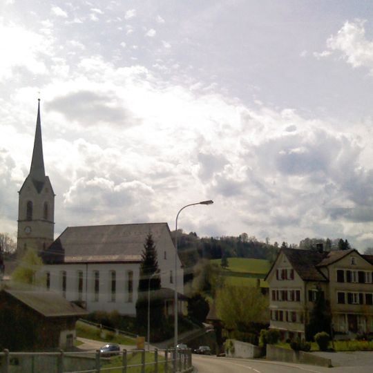 Catholic church of St. Michael with chapel of the Mount of Olives