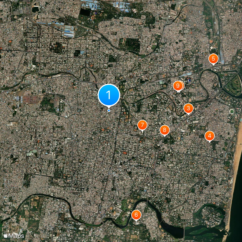 Choolaimedu Map