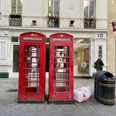 Pair of K6 Telephone Kiosks in Argyll Street, London