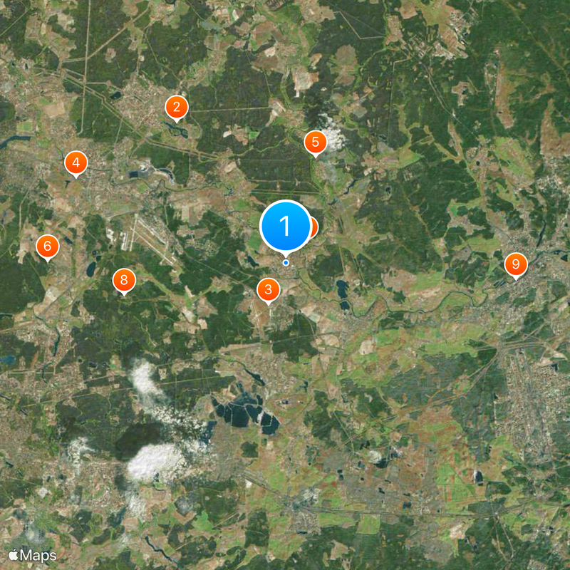 Losino-Petrovskij Mappa