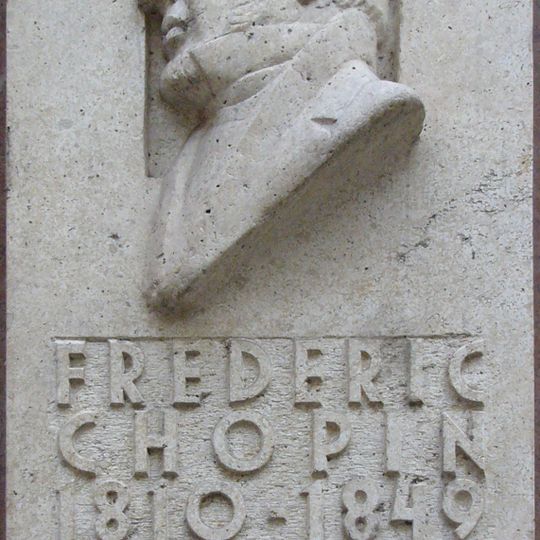 Gedenktafel Frédéric Chopin