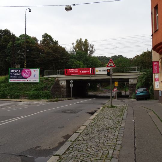 Railway bridge over Jandova street