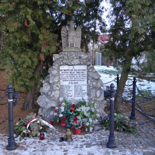 Pomnik w Bolechowicach z 1928 roku