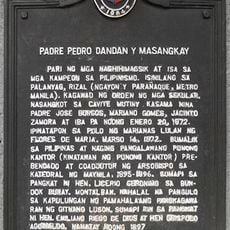 Father Pedro Dandan y Masangkay historical marker