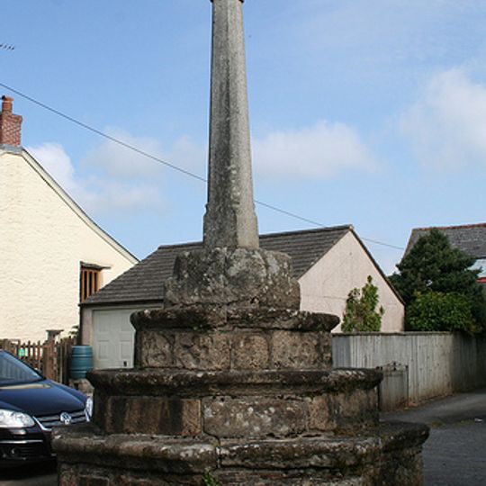 Village cross in Northlew, 40m south west of the church