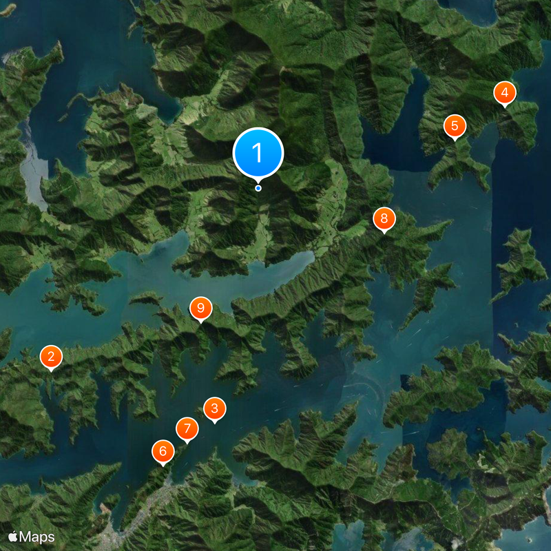 Marlborough Sounds Map
