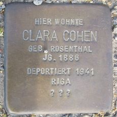 Clara Cohen, geb. Rosenthal