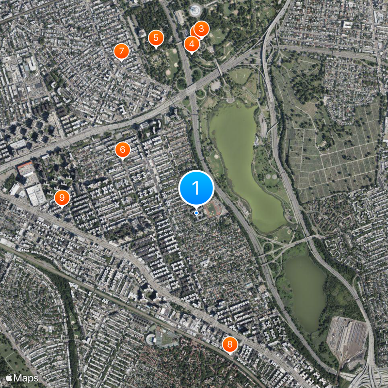 Forest Hills High School Map