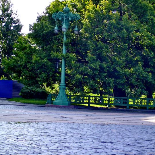 Fence & Lanterns of Kronstadt Naval Cathedral