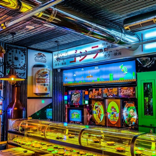 Running Sushi in Osaka