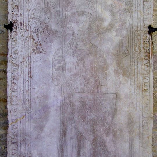 Dijon St Benigne cathedral, Druyes d'Éguilly ledger stone