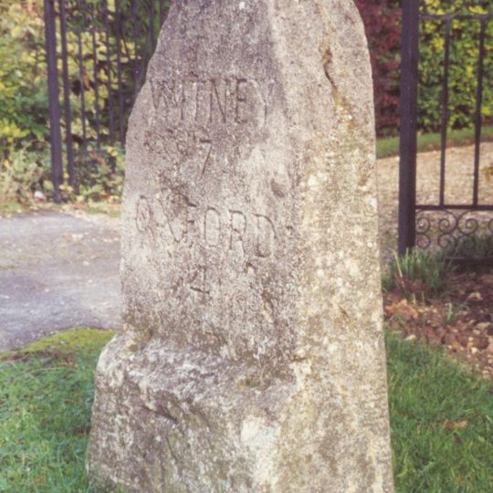 Milestone At National Grid Reference Sp4468 0725