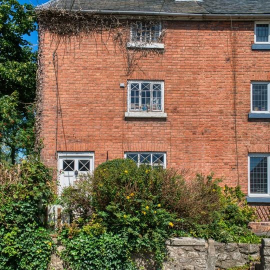 No. 1, Victoria Terrace, with walled and railed forecourt