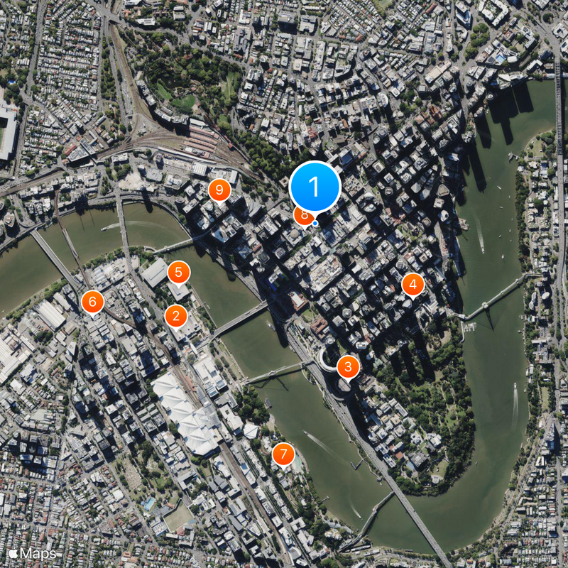 Brisbane City Map