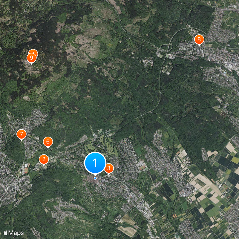 Kronberg im Taunus Mapa