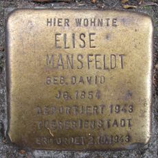 Stolperstein em memória de Elise Mansfeldt