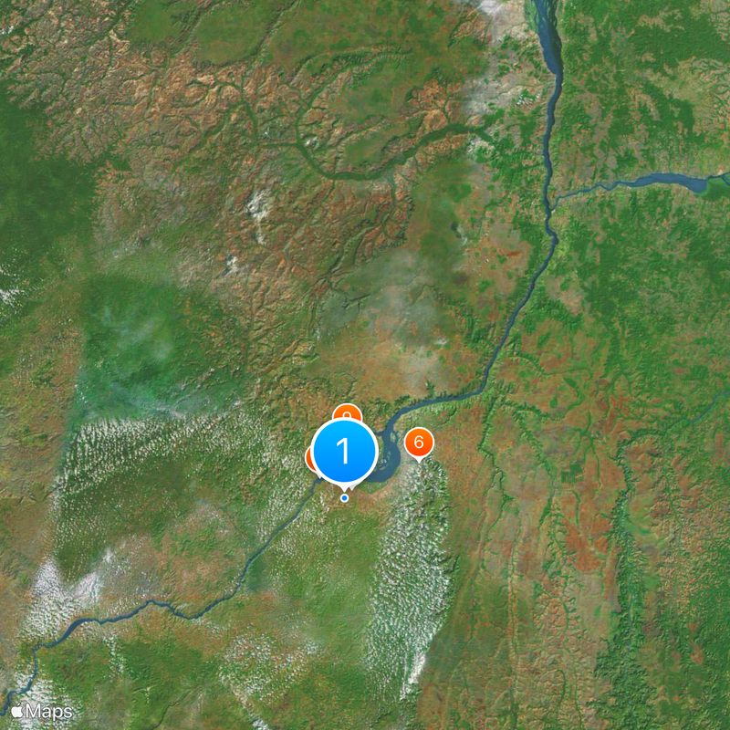 Université de Kinshasa Map