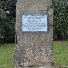 Gedenkstein zur Gründung der Neuen Neustadt 1812