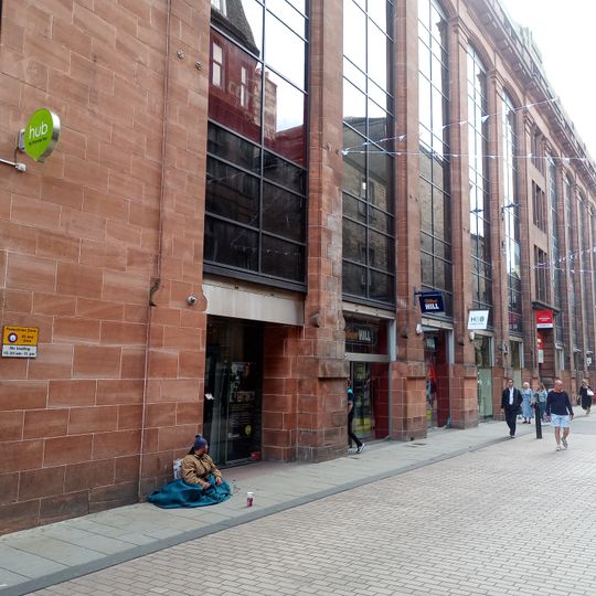 Edinburgh, 66-84 Rose Street, Hanover Buildings