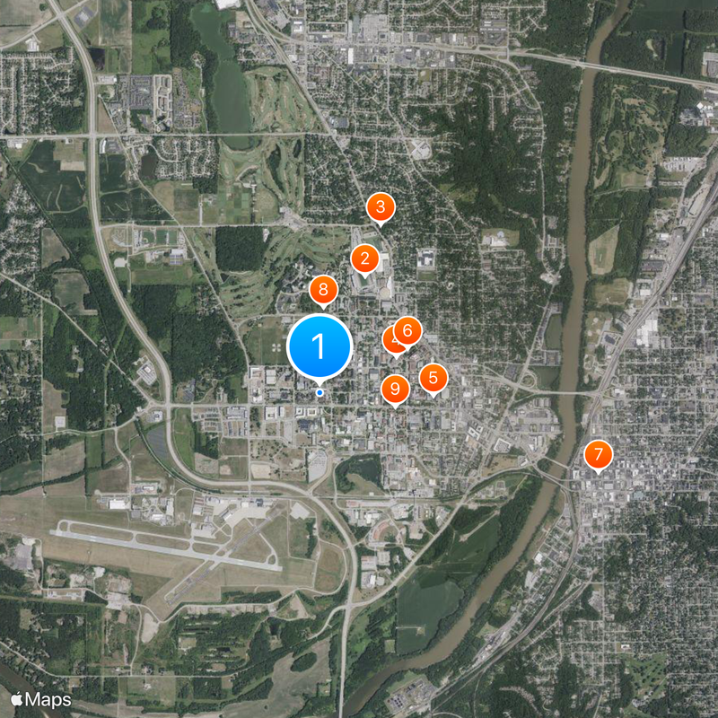 Purdue University Map