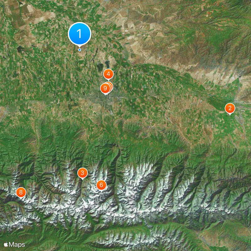 Transit Center at Manas Map