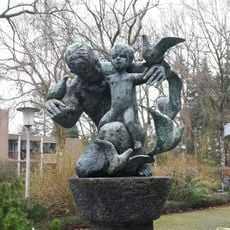 St.Jozef met kind en duiven