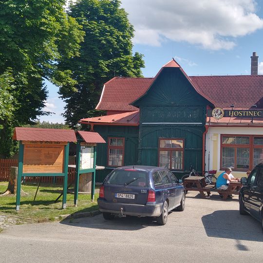 Výstavní pavilon z Jubilejní výstavy v Praze r. 1891