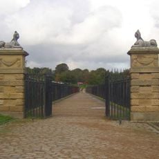 Sphinx Gates (Pair Of Gate Piers And Gates Approximately 137 Metres East Of Barn)