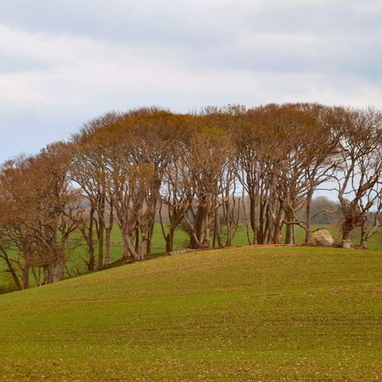 The Wren's Egg, two standing stones 18m ENE and two standing stones 406m SSE of