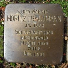 Stolperstein en memoria de Moritz Trautmann