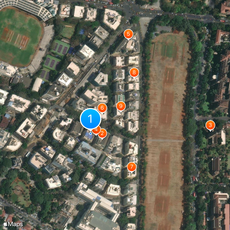 H. R. College of Commerce and Economics Map
