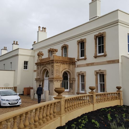 Steps To Garden Opposite Entrance Door Of Courtlands House