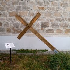 II. zastavení křížové cesty u kostela na Hluboké