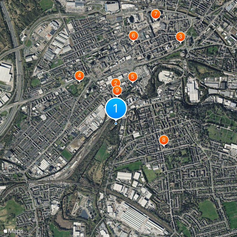Ashton-under-Lyne Map