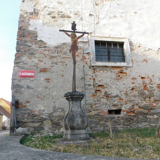 Kříž v ulici V Kaštanech v Třešti