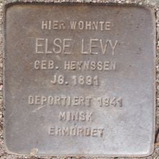Stolperstein dedicated to Else Levy