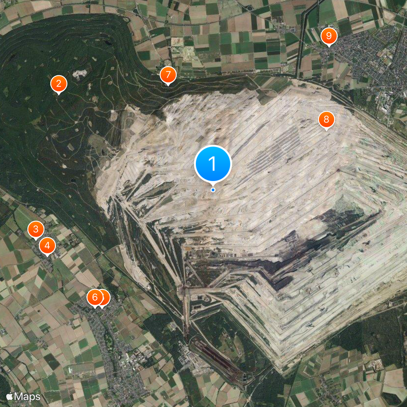 Zagłębie Nadreńskie Mapa