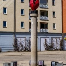 Heart on Column with Egg