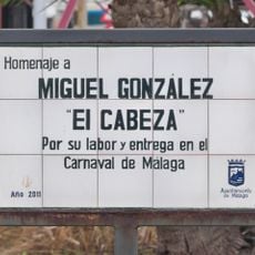 Homenaje a Miguel González El Cabeza