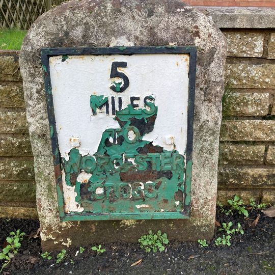 Milestone, opp. Post Office, Cowle Green
