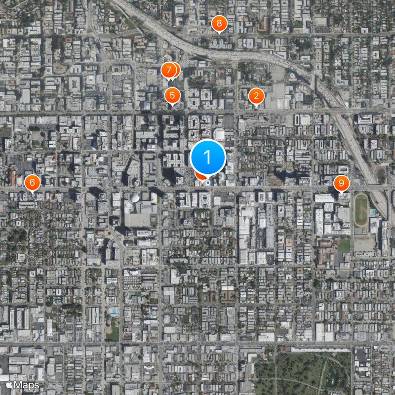 Earl Carroll Theatre Mapa