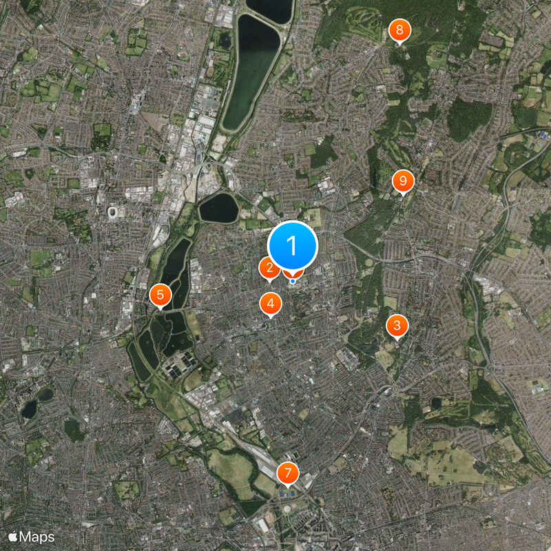 Borough londonien de Waltham Forest Carte