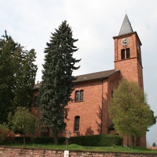 Roßkastanie evang. Kirche